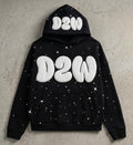 D2W rhinestone hoodies