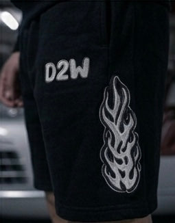 black D2W shorts
