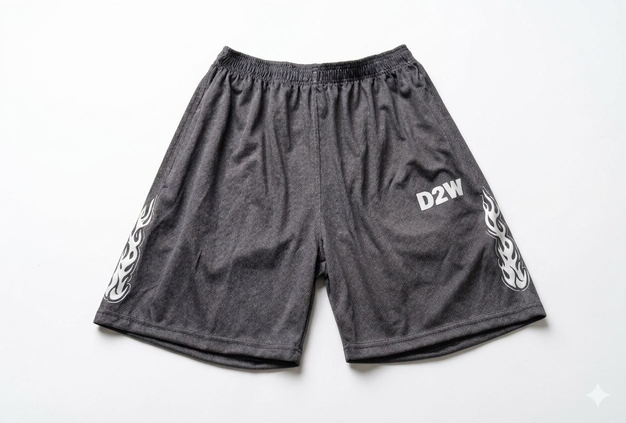 Gray D2W shorts