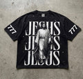 GMP 777 black out boxy t-shirt
